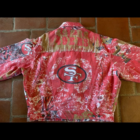 Vintage San Francisco 49ers denim jacket - Picture 1 of 5